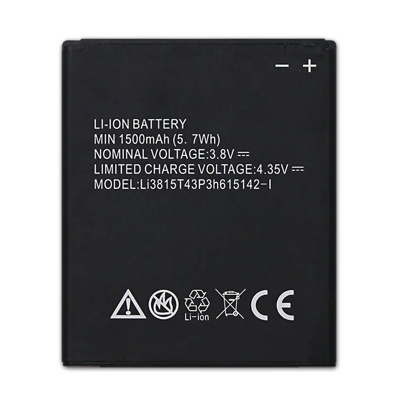 1500 мАч Li3815T43P3h615142-I батарея для ZTE Amazing A4c ZINGER PRELUDE 2 Z667 Z667G Z667T Blade Q Mini высокого