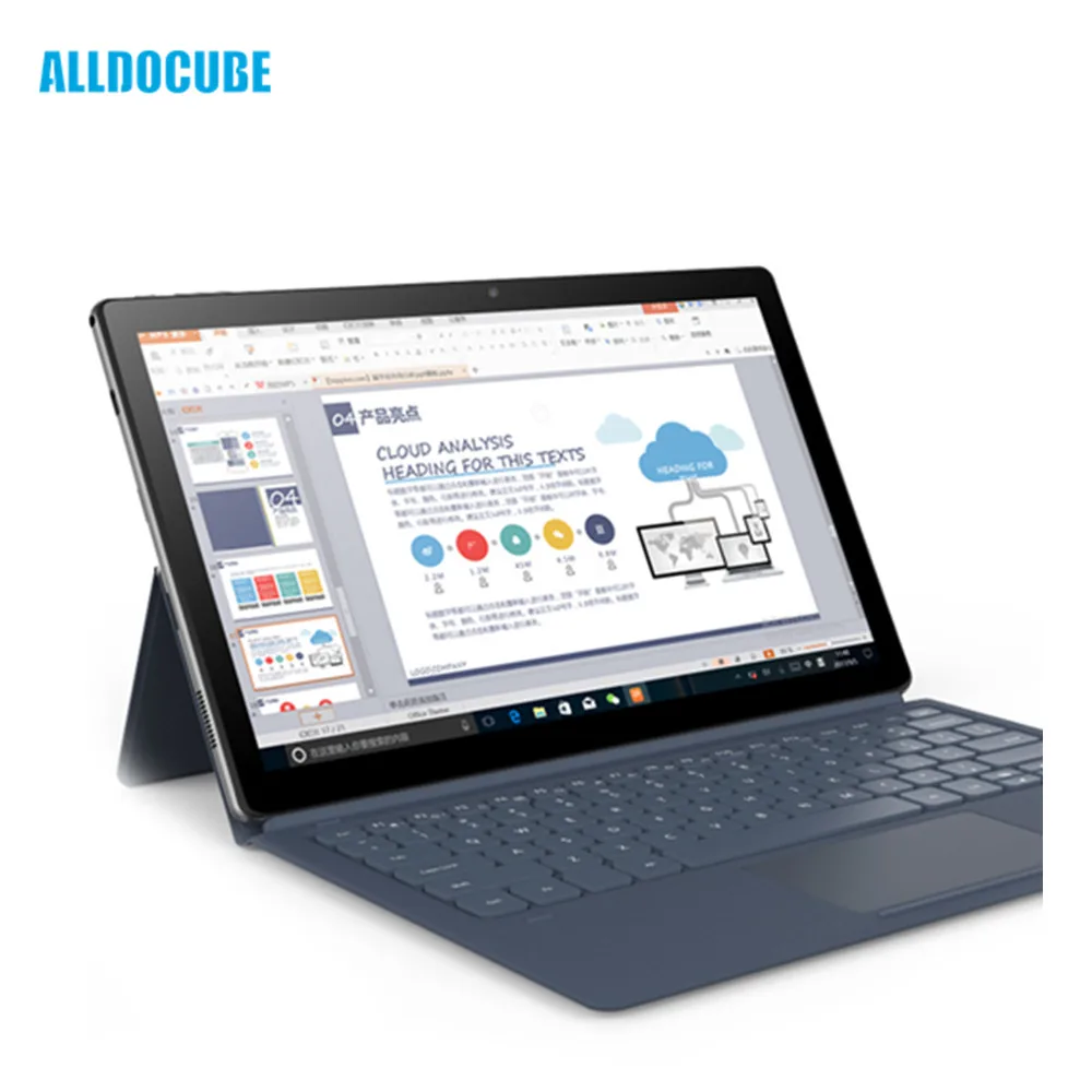 ALLDOCUBE KNote Go планшет ноутбук 2 в 1 11 6 дюймов Windows 10 Intel ApolloLake N3350 Четырехъядерный 4 ГБ 128