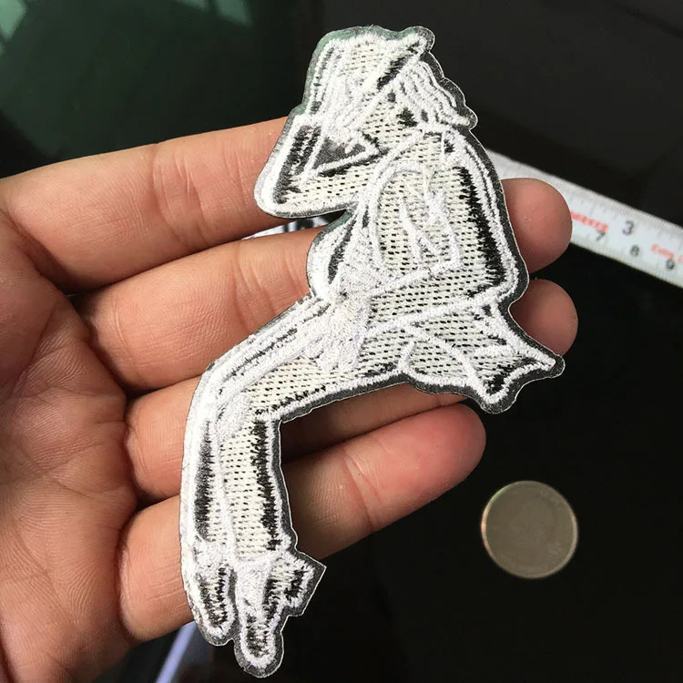 PGY Майкл Джексон танцующий Рок Панк вышивка утюгом нашивки для одежды наклейки