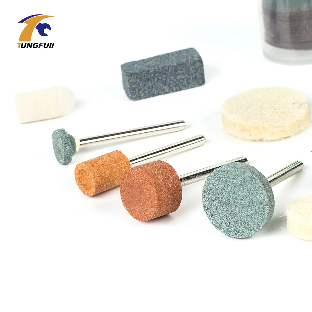 Tungfull 105 шт. Аксессуары Dremel для вращающихся инструментов 3000 4000 Полировка Шлифовка