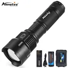 Ультраяркий светодиодный фонарик AloneFire X980, масштабируемый фонарик 26650, водонепроницаемый фонарик T6, 3,7 лм, 3 режима освещения для 3 батарей аа или 26650 в,