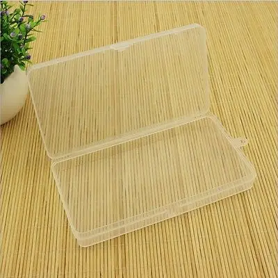 2016 прочный пластиковый прозрачный мини Контейнер Для Хранения Драгоценностей и