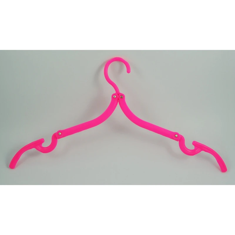 5pcs colorful candy color travel folding foldable portable mini clothes hanger random Free Cable seductive and practical | Обустройство
