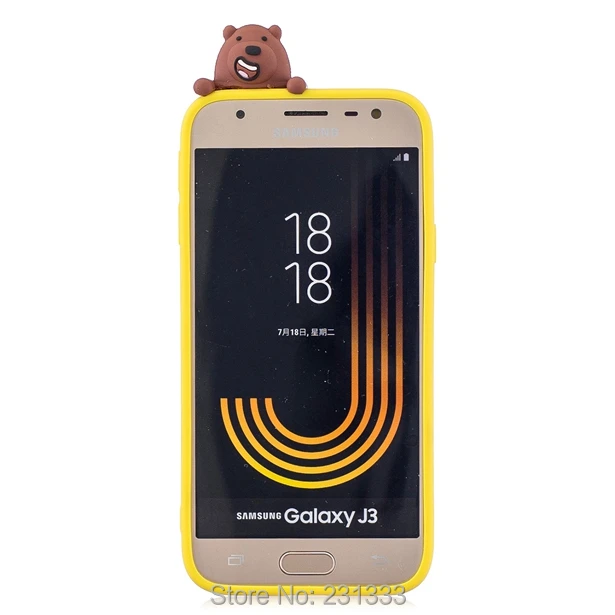 Чехол C-ku из мягкого ТПУ с объемным рисунком для Samsung Galaxy J3 J5 J7 2017 EU A3 A5 A7 S7 EDGE S8 PLUS S9 A8