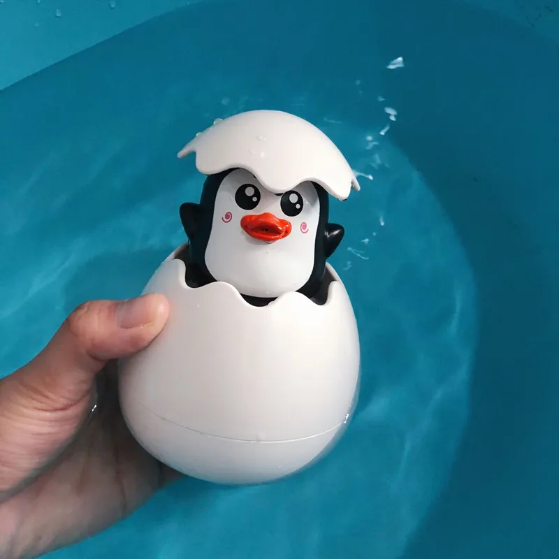 Новинка 2019 милые Веселые пингвиновые яйца дождевые облачные игры водный спрей
