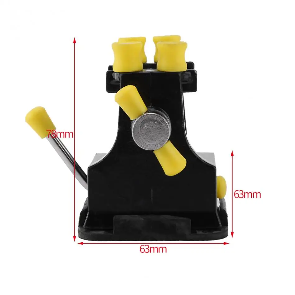 Mini Vise Hobby Table Craft Jewelry Clamp Vice Repair Tool with Suction Bottom 50mm Jaw Opening High Quality | Инструменты