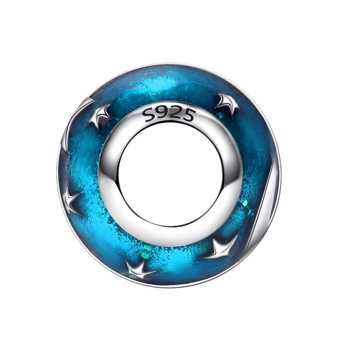 DALARAN New Popular Boutique Jewelry 925 Silver Charm Beads Moon Galaxy Night Sky Fashion Wild Assembled Bracelet Accessories | Украшения и