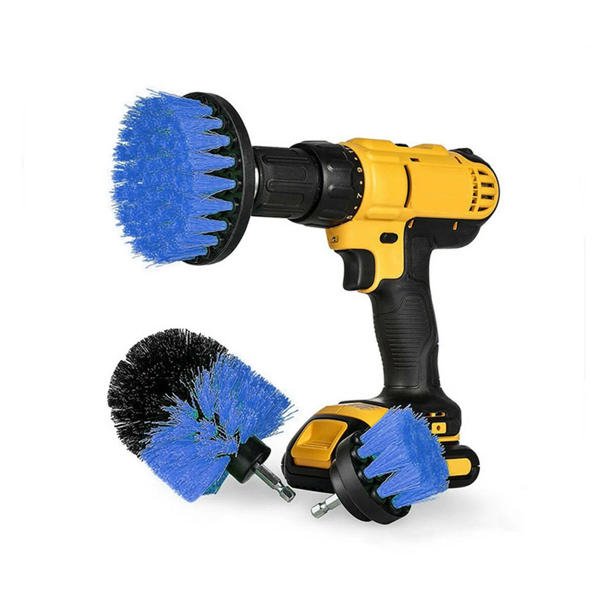 3 x сверхмощные чистящие щетки для автомобильных сидений 5 &quotw/ Power Drill|Губки тряпки