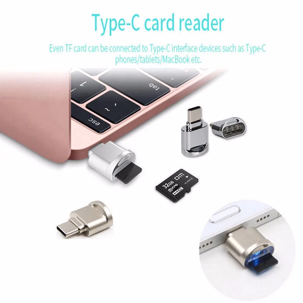 Адаптер SOONHUA для Micro SD / SDHC/SDXC USB 3 1 Type C папа-SD мама | Электроника
