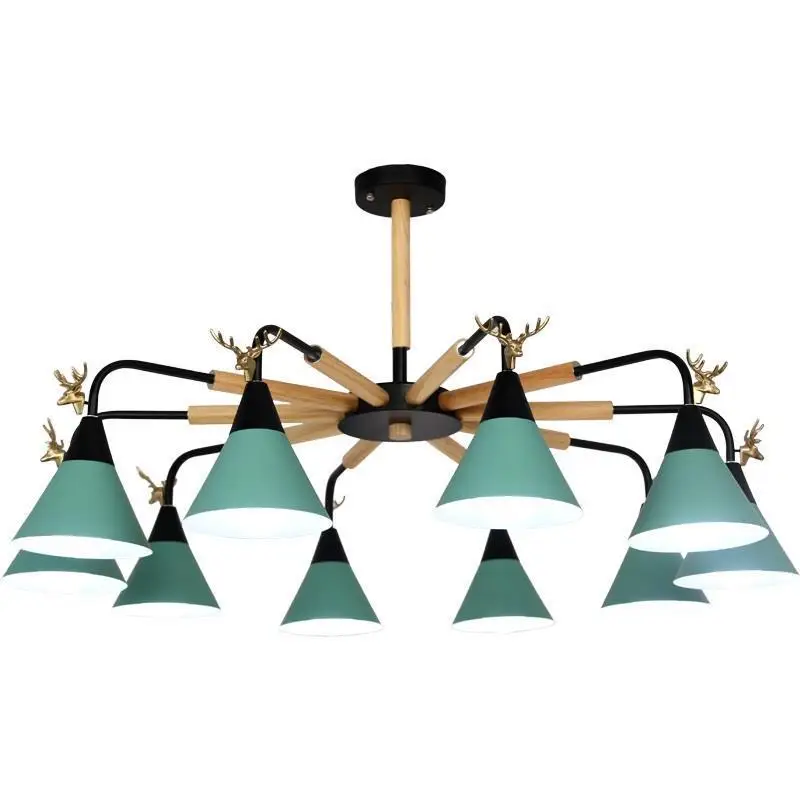 Moderni Chandelier Hanglamp Industrieel Para Comedor De Techo Moderna Lampara Colgante Suspension Luminaire Hanging Lamp | Лампы и
