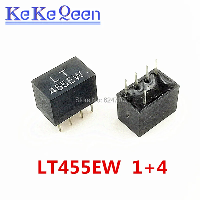 10 шт. LT455EW LT455E CF455E CF455EW 455E 1 + 4 5Pin DIP 5 455KHz керамический фильтр для реле сигнала