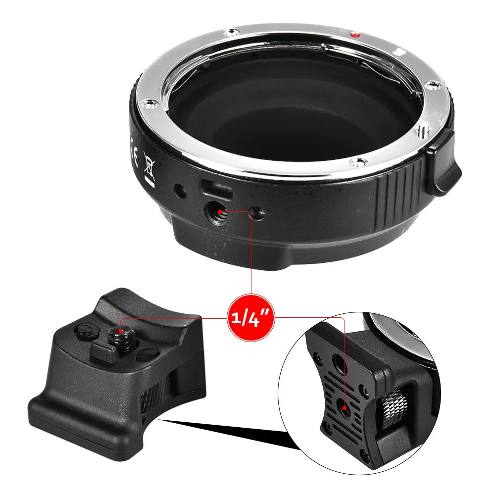 Andoer AEF MFT переходное кольцо для крепления объектива Canon EF/EF S объектив M4/3 камеры GH5
