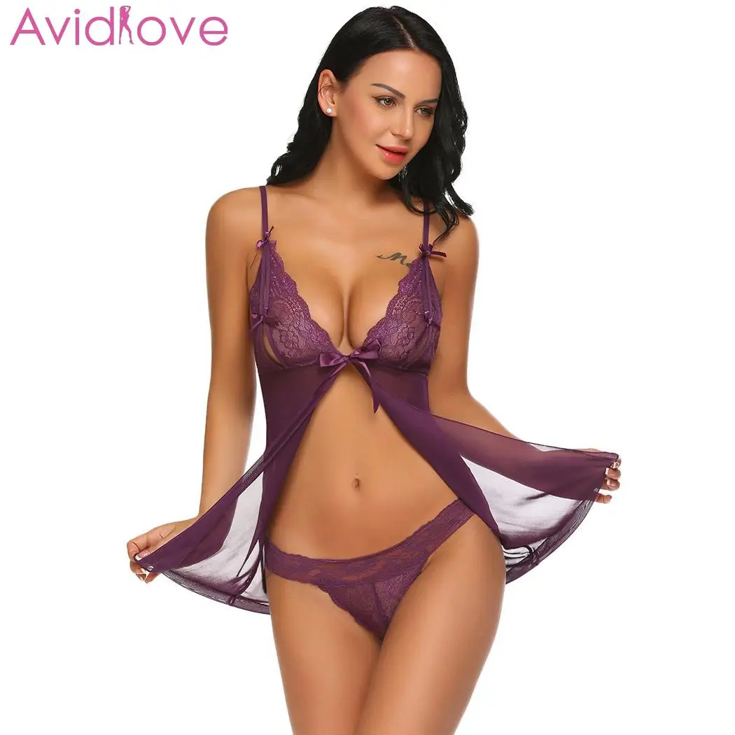 Avidlove женское Открытое сексуальное эротическое белье прозрачные кружевные