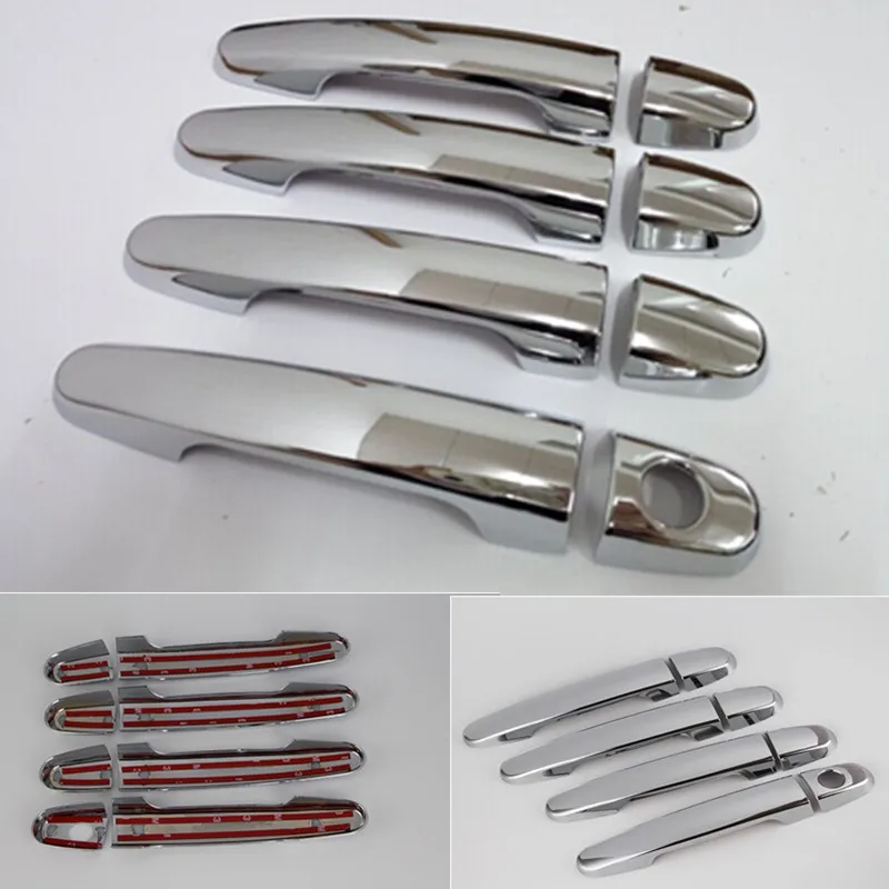 Новый Chrome дверные ручки крышки Накладка для Toyota Camry Yaris Corolla RAV4 Matrix Solara Prius 2005 2006 2007