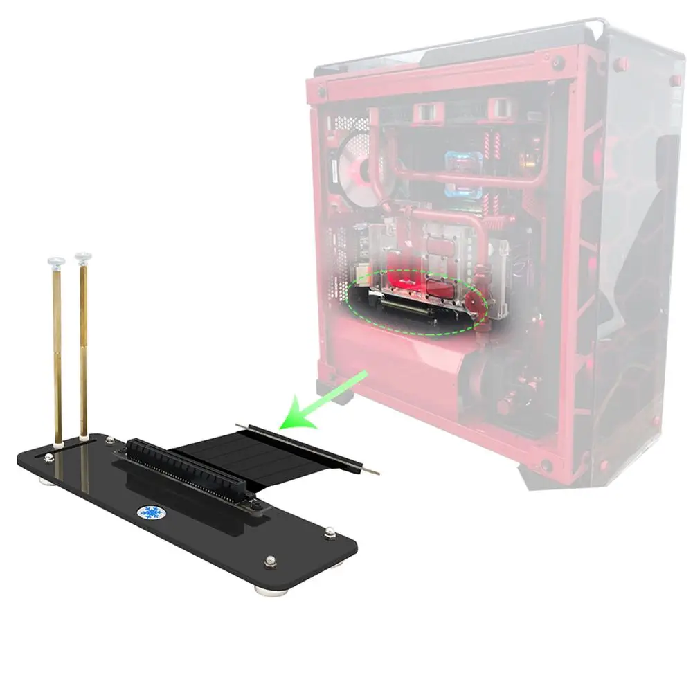Новое поступление низкий/высокий профиль PCI E видеокарта Поддержка кронштейн