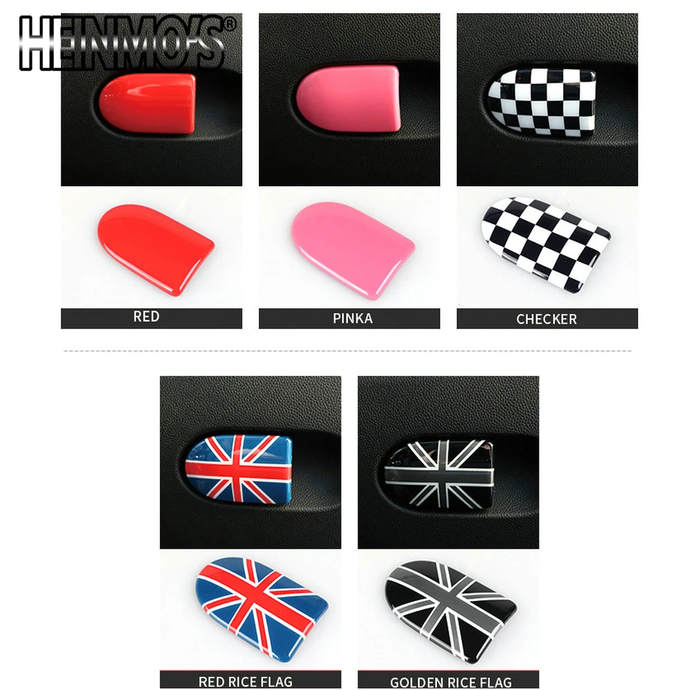 Аксессуары для MINI Cooper, коробка для хранения, ручка, наклейка для MINI Cooper F56 F55 F57 для MINI F56, автомобильный стиль, украшение интерьера