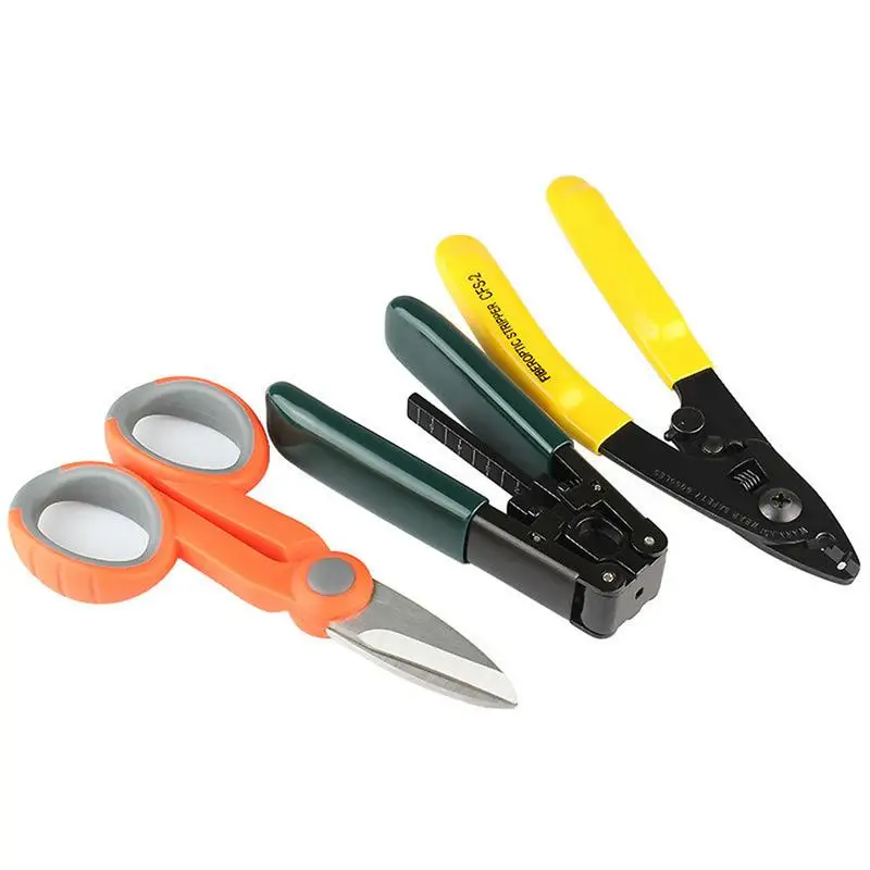1Set/3Pcs Aua Glasvezel Tool Kits Ftth Strippen Dubbele-Hole Fiber Tang Strippe Schaar Tool #40 1Set/3Pcs Aua Glasvezel Tool Kits Ftth Strippen Dubbele-Hole Fiber Tang Strippe Schaar Tool #40