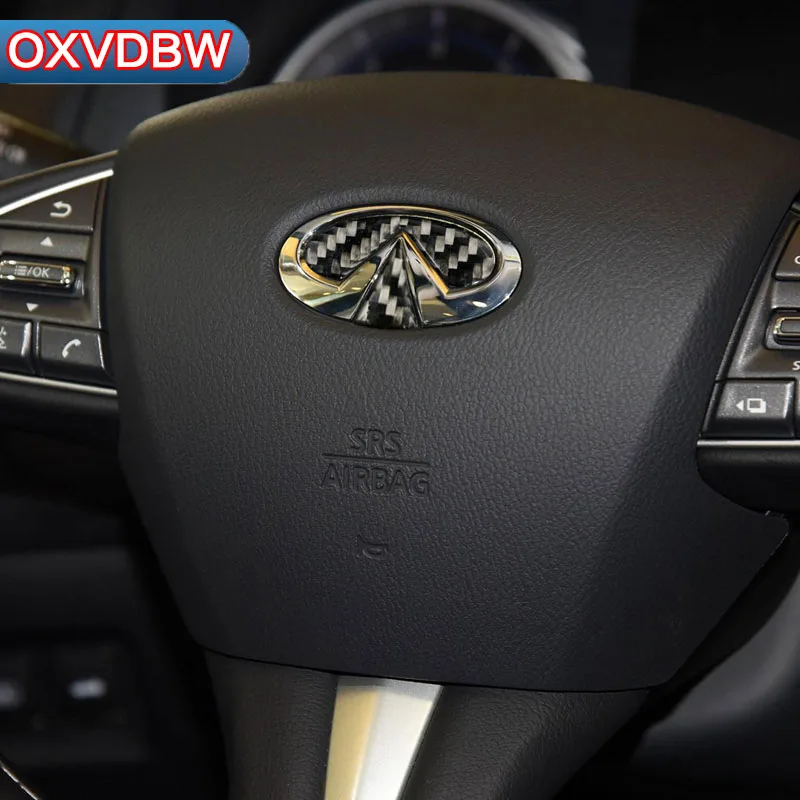 Руль из углеродного волокна для Infiniti Q50 Q60 аксессуары декоративная внутренняя