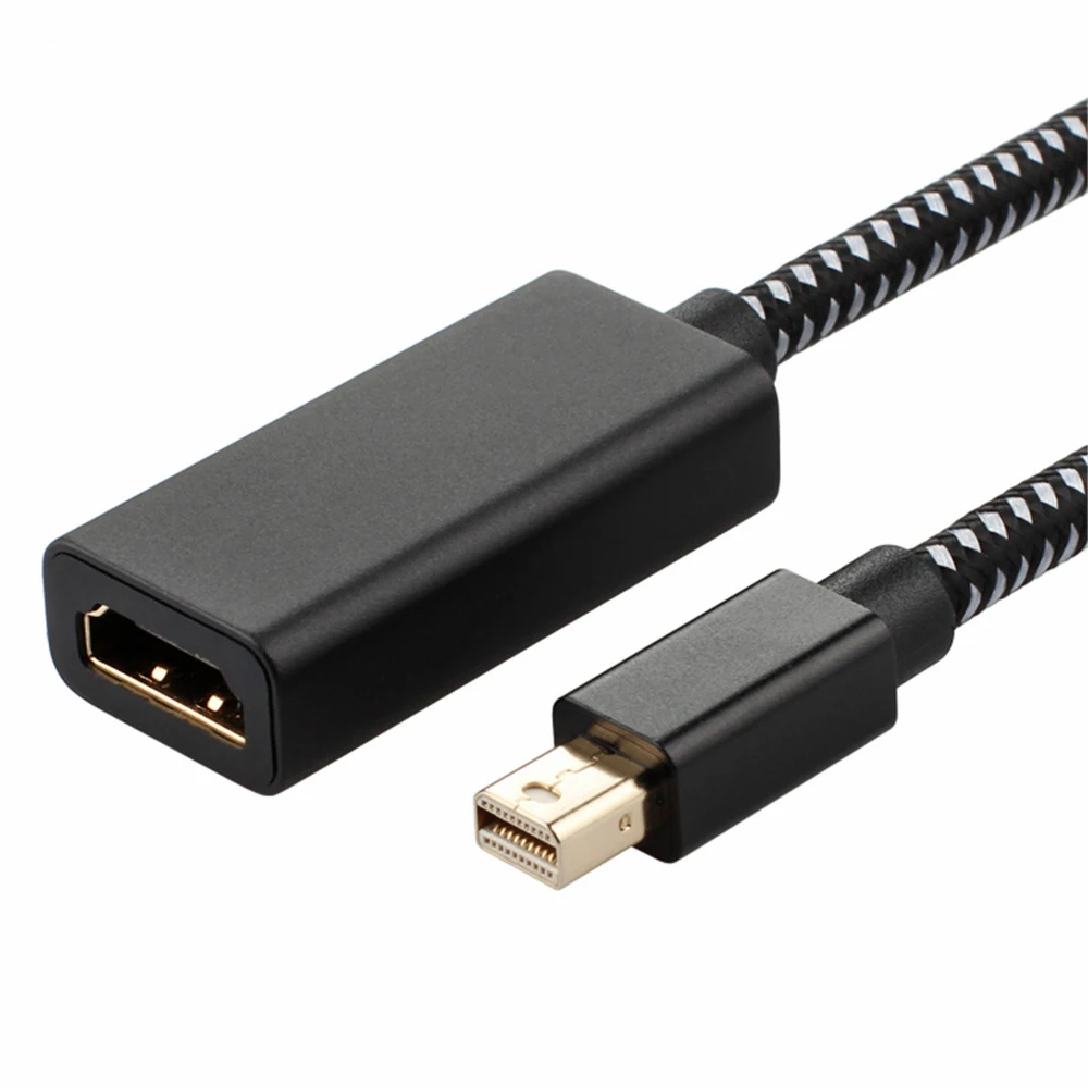 4K 60hzmini порт дисплея Порт DP к HDMI кабель штекер женскому адаптеру мини-порт для Macbook