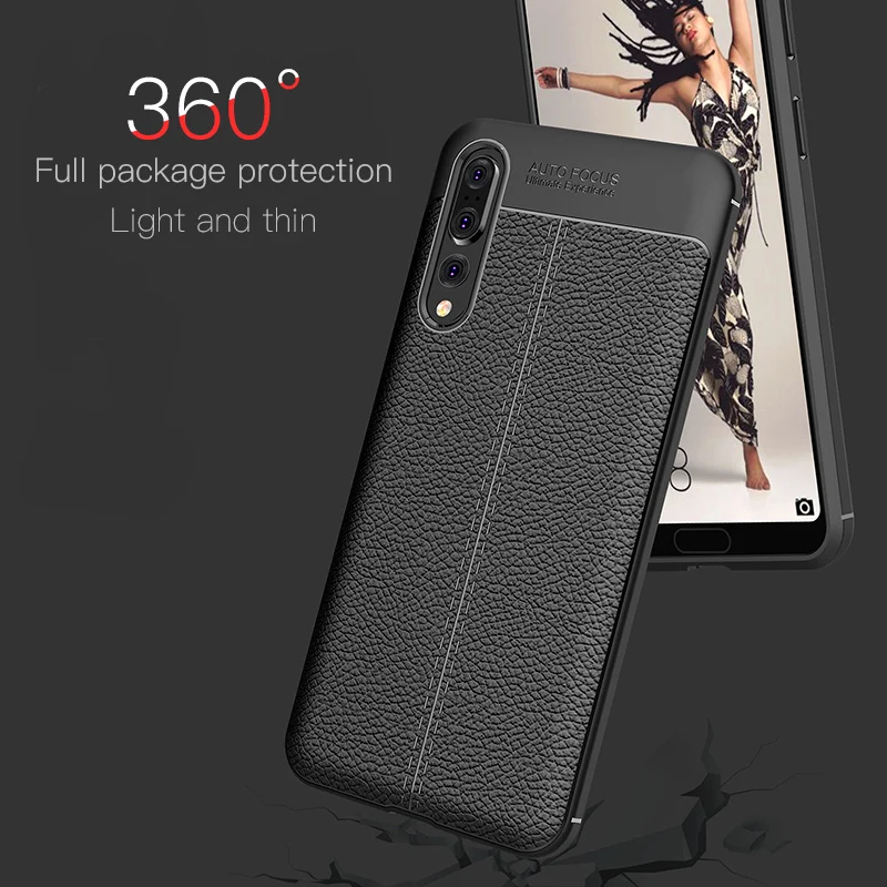 Чехол для Huawei P20 Lite Nova 3i 2i мягкий силиконовый защитный чехол Honor 10 Mate 20 Pro кожаный с