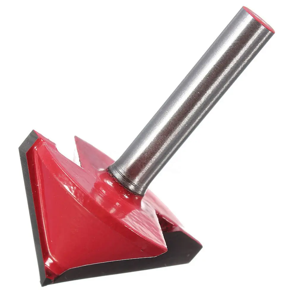 

HLZS-CNC гравировка V Groove Bit 3D Bits роутер резьба резак инструмент 90 градусов 6 мм x 22 мм