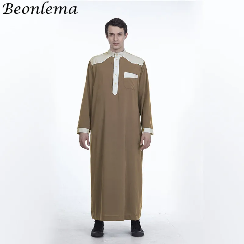 Beonlema Hombre Caftan арабский мусулман абайя одежда мужчины Саудовская Аравия