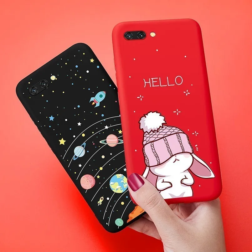 Силиконовый чехол-крышка для Huawei Honor 8 x милый мультфильм мягкий TPU чехол Capa 9 10 Lite 8x