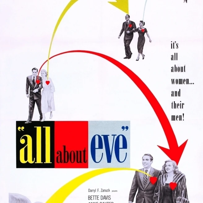 All About Eve Movie Poster Masterprint (24x36)|Таблички и знаки| |