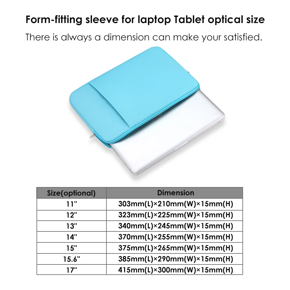Сумка для ноутбука мягкий чехол на молнии 11 12 13 14 15 6 дюйма MacBook Air Pro