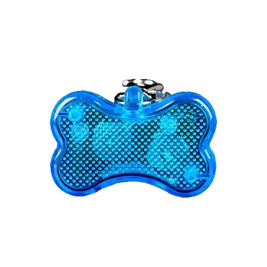 Pet LED Light Anti Lost Pendant Bone Cute Shape Safety Casual Dog Tag Pets Battery Supplies | Дом и сад