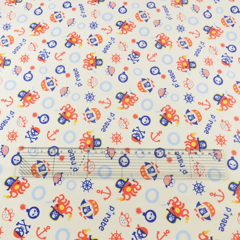 New Arrivals White Cotton Fabric Cartoon Animals Designs Decoration Home Textile Tela Bedding Scrapbooking Quilting Patchwork | Дом и сад