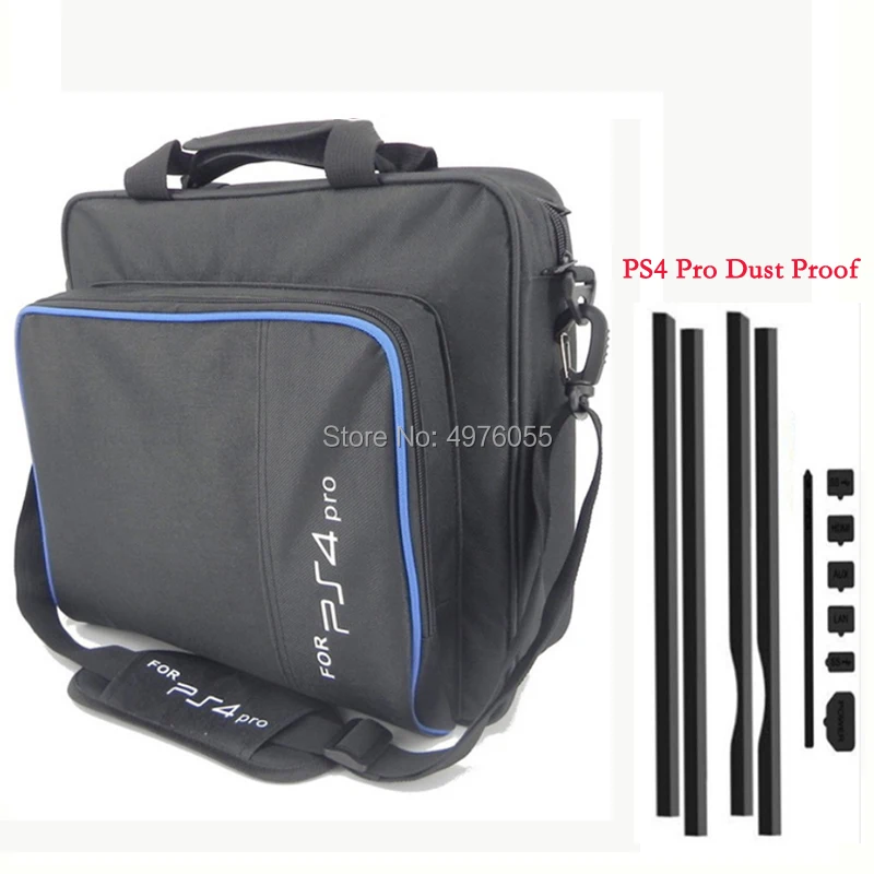 Carry Bag Handbag Canvas Case For PS4 /PS4 Pro Game Sytem Original size Silicone case PlayStation 4 Slim Console | Электроника