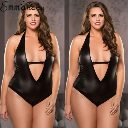 Женское черное сексуальное нижнее белье большого размера S-XXL | Тематическая