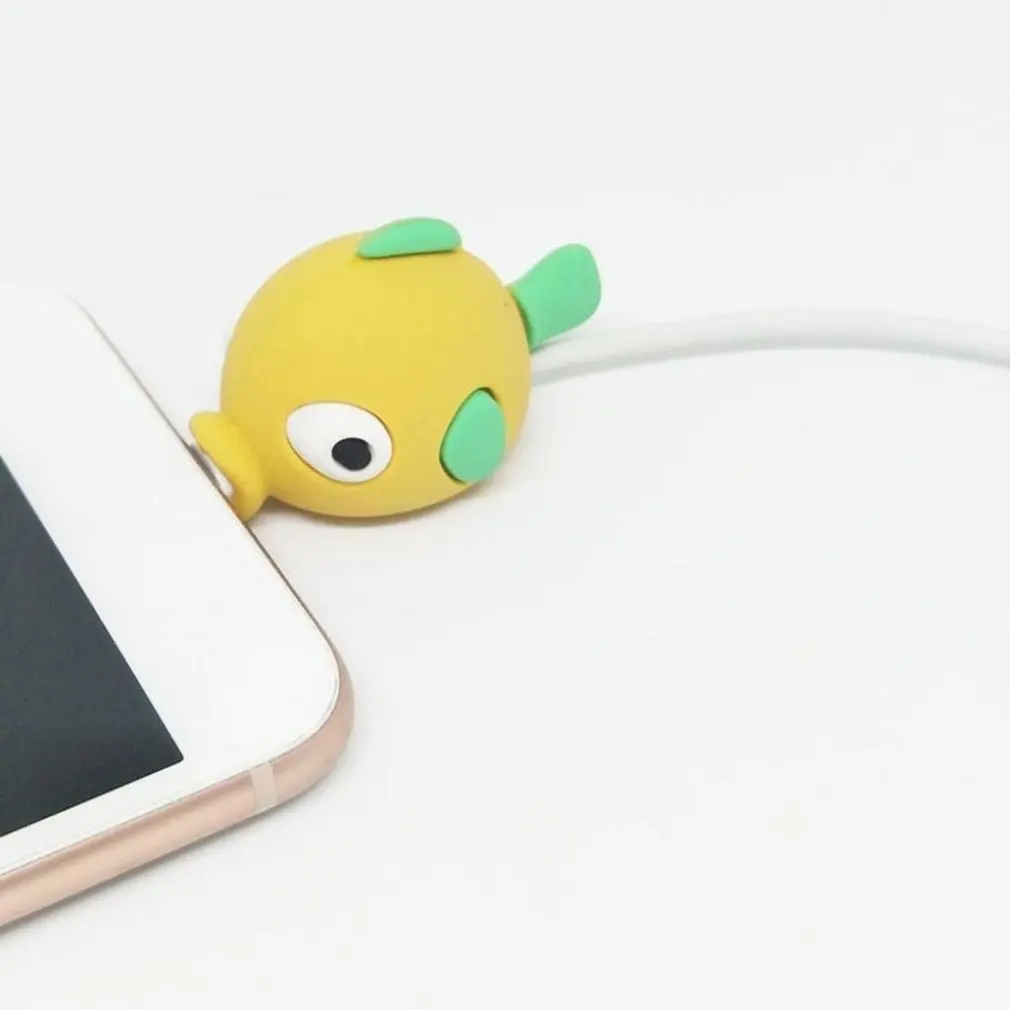 Animal Shapes Toot Meng Dragon Fish Bite The Protective Sleeve Anti-blocking Data Line Protection Cover Cute Cable 