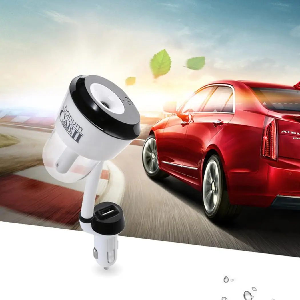 12/24 V Автомобильное USB Портативный воздушный увлажнитель прохладный туман Maker 50 мл