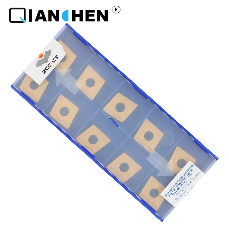 

Оригинальные ZCCCT 10 шт. высококачественные Высокопроизводительные высокопрочные ЧПУ промышленные CNMG160608-DM YBC251 карбидные вставки