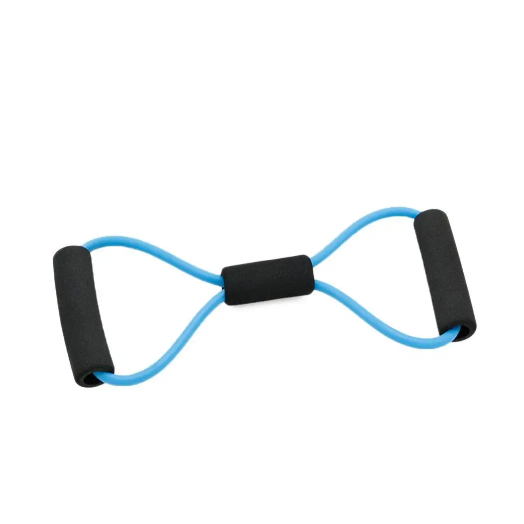 Гимнастическая веревка для упражнений и йоги 8 форм эластичность полоса ралли