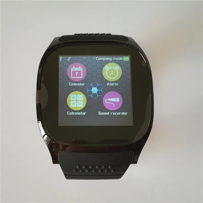T8 Bluetooth Smart Watch Support SIM TF Card With Camera Sports Wristwatch Music Player for Apple Android VS M26 DZ09 A1 Y1 2019 |