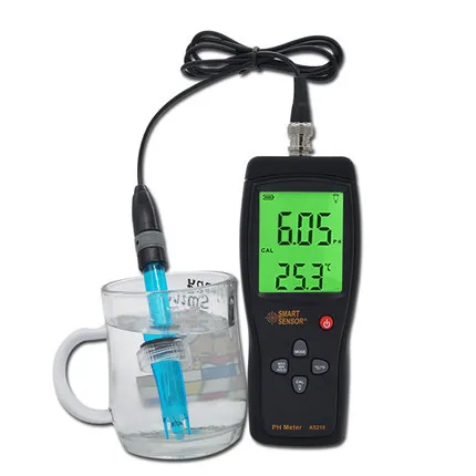Цифровой PH-метр для почвы Ph-тестер SmartSensor AS218 0 00 ~ 14.00pH измеритель влажности PH воды