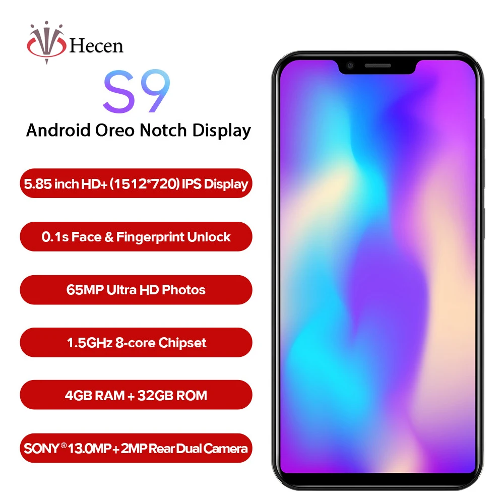 LEAGOO S9 5 85 &quotHD + смартфон с IPS экраном Оперативная память 4G B Встроенная 32 ГБ Android 8 1