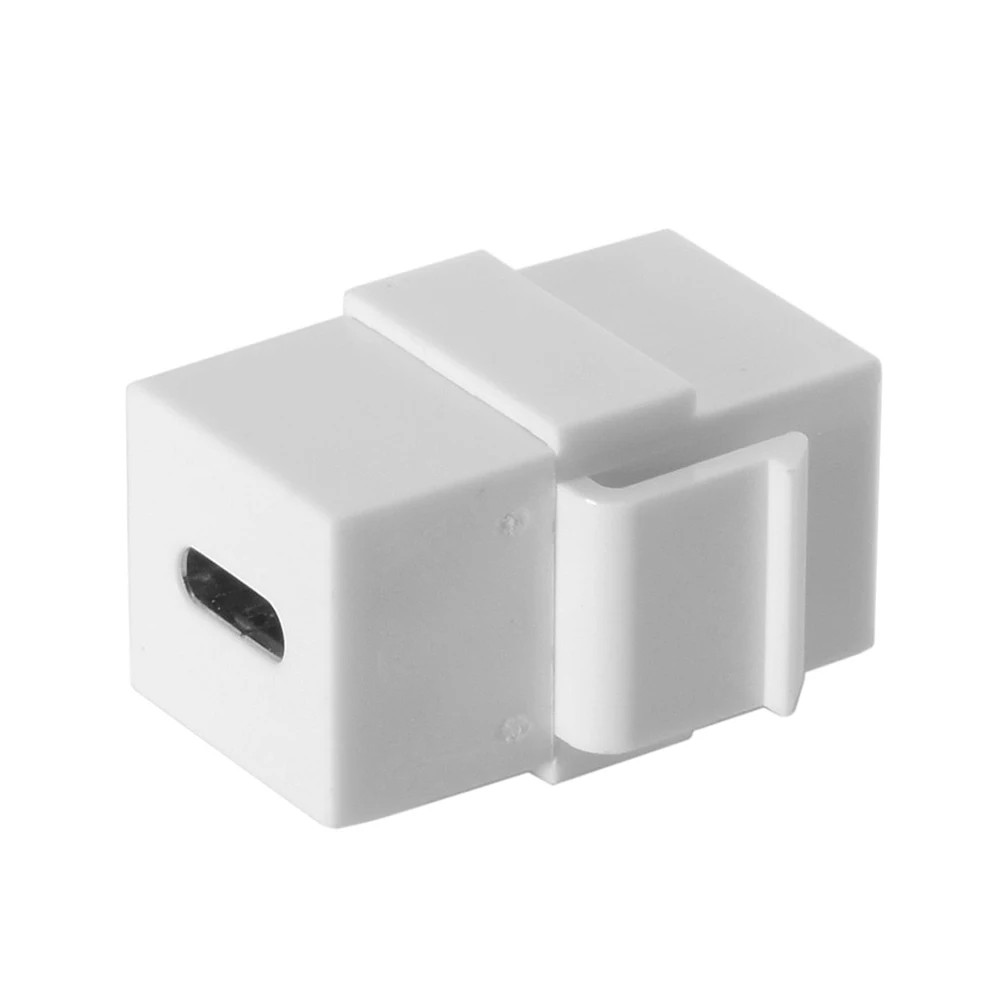 FULL-USB C Keystone Jack (2-Pack) USB 3 1 Type-C коннектор Insert Female для панели розетки настенной