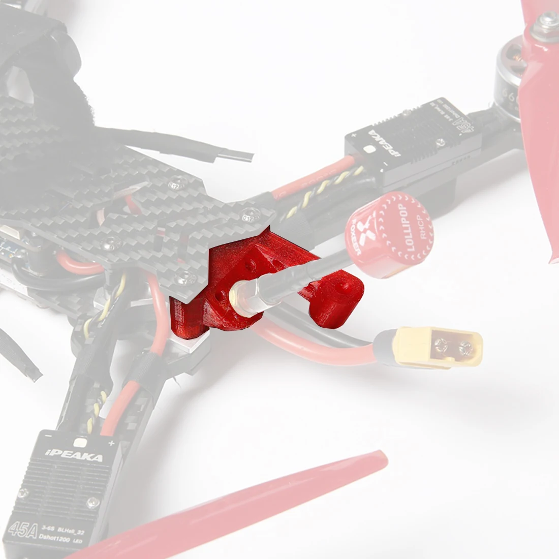 Крепление для задней антенны JMTRack с 3D печатью FPV из ТПУ iFlight iH3 XL5 V2 XL8 HL5/7 рама DIY Racing