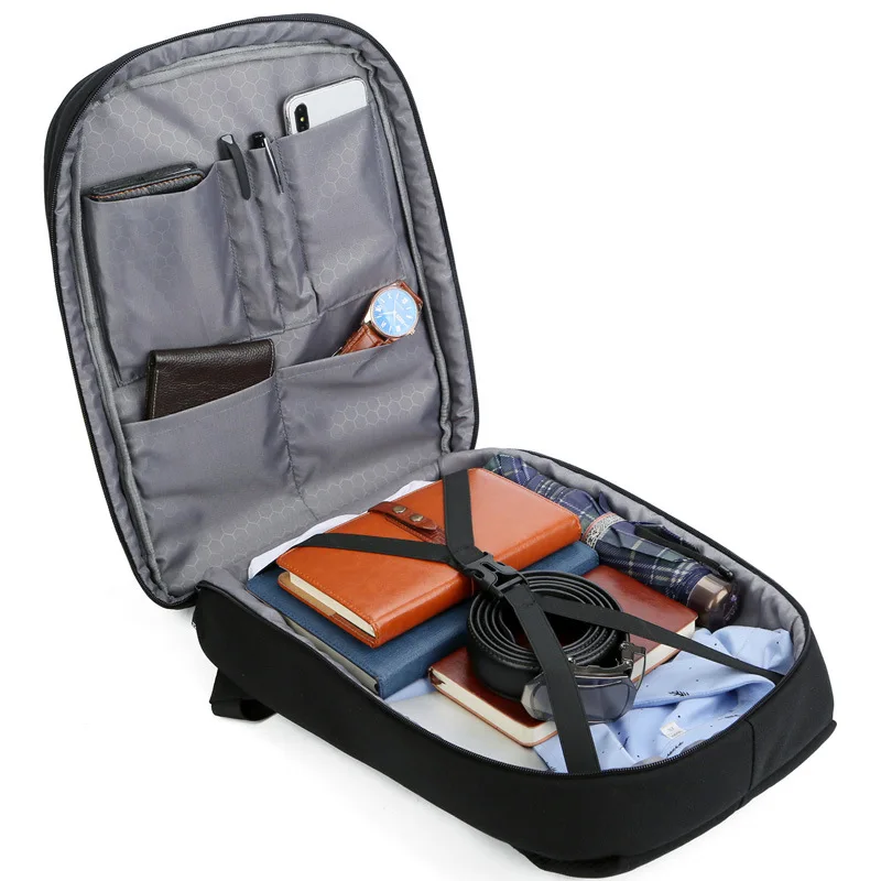 BZIXILUOxford Bagpack2019 деловая Мужская и сумка тренд для ноутбука с usb портом зарядкой