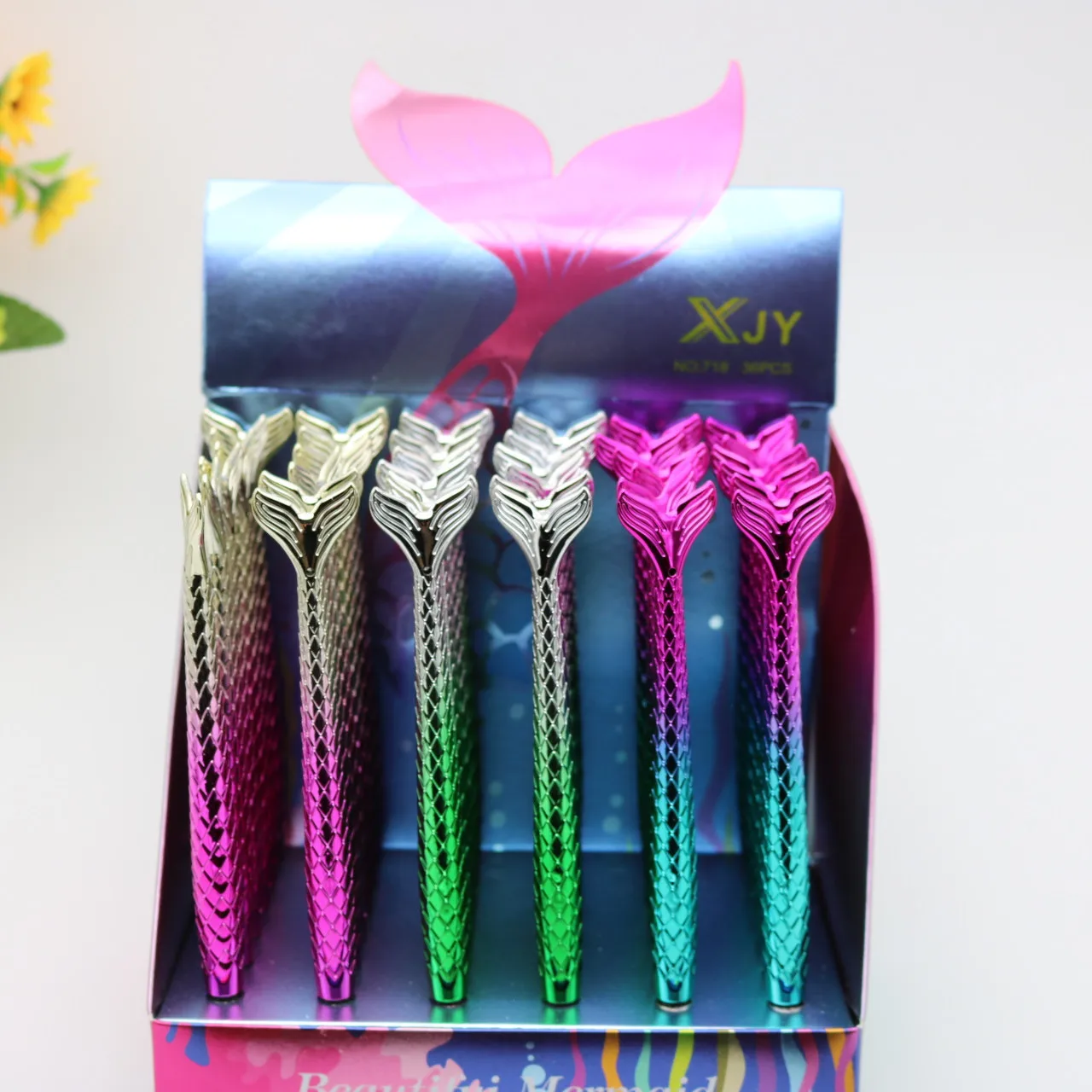 Эллен Брук 1 шт Русалка гелевая чернильная ручка школьные принадлежности