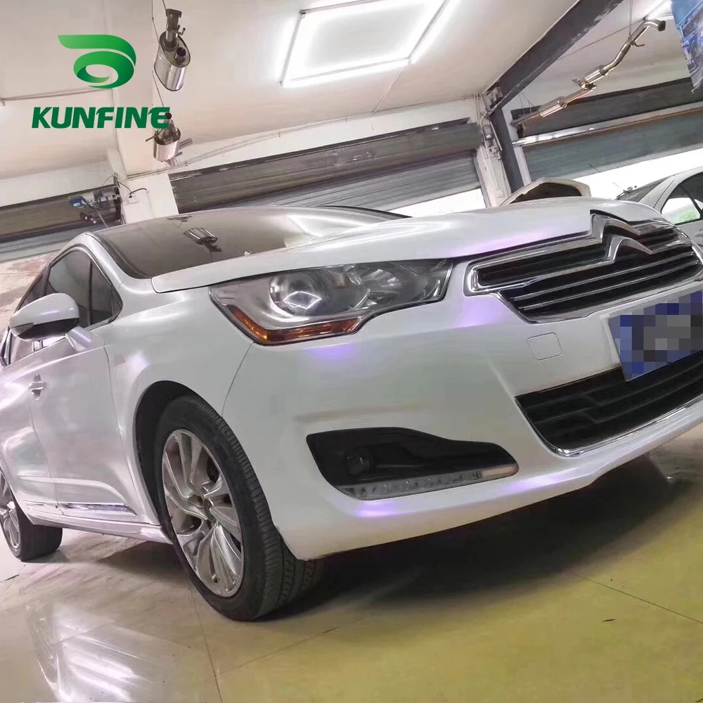 

Car Styling Wrap Gloss/Matt White to purple Car Vinyl film Body Sticker Car sticker With Air Free Bubble For Motorcycle Car Part