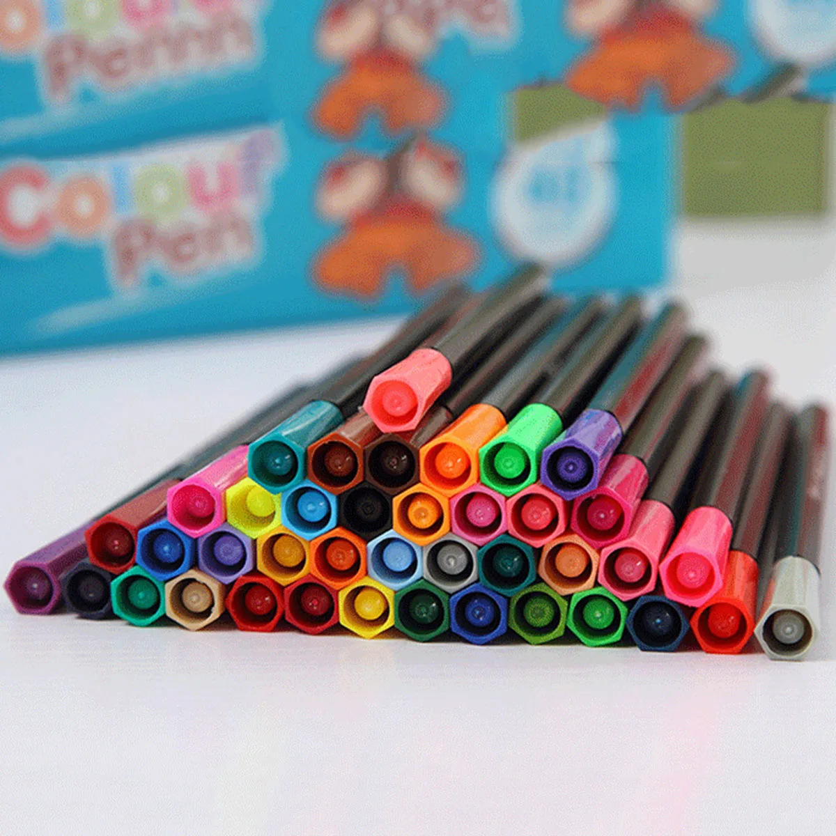 AAAJ 100 цветов премиум живопись ручка акварельные Маркеры Ручка эффект лучше всего