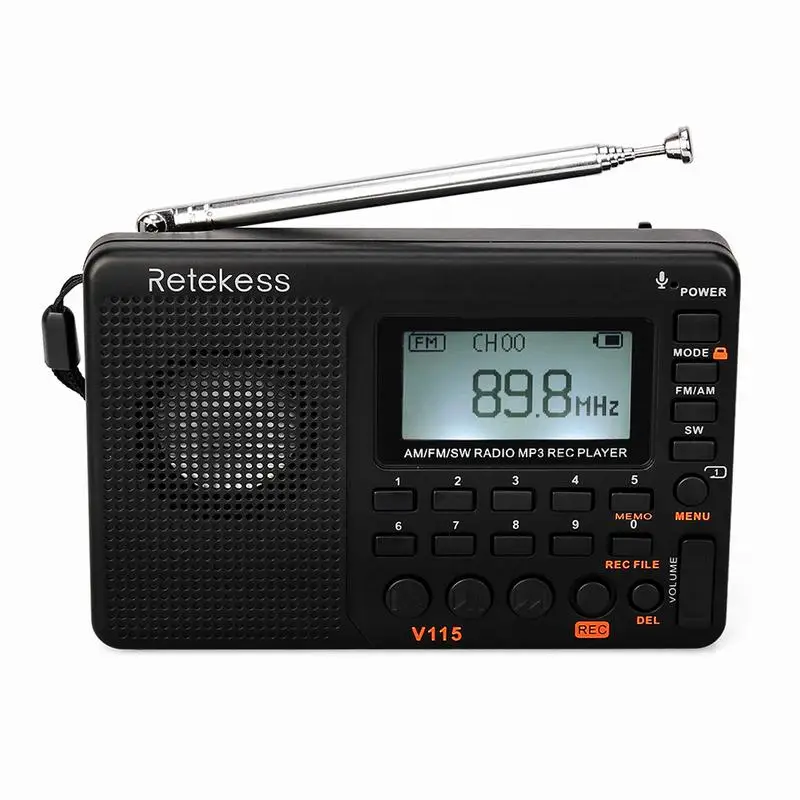 Радио Музыкальный плеер динамик Поддержка AM FM Карманный приемник