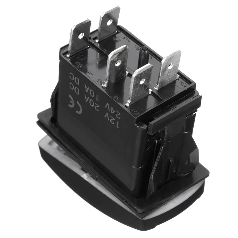 12V 5 контактов автомобильный Кулисный Переключатель Жгут проводов 300W кнопка с