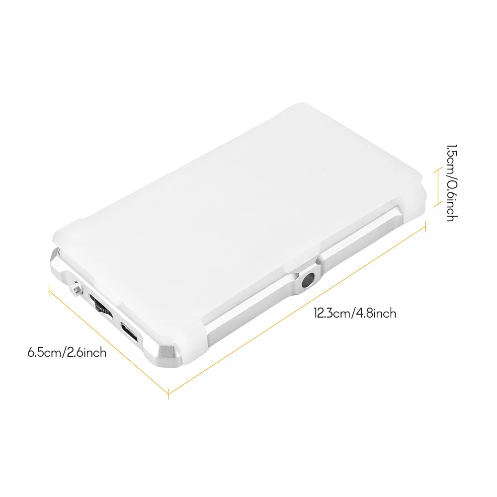 LituFoto F12 Mini LED Video selfie studio Light photographic lighting 3200-5600K Brightness 5%-100% CRI 96+ with Mount Adapter |