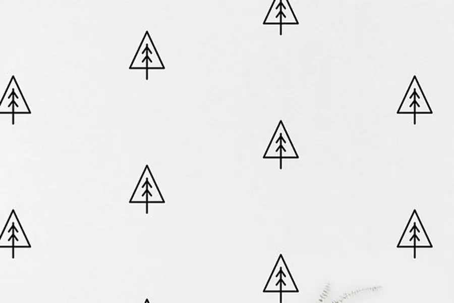 DIY сосновая форма Настенная Наклейка в детскую Съемные Наклейки на стене обои